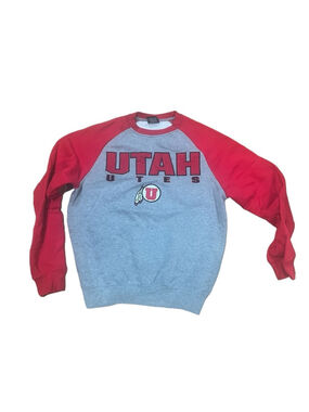 Vintage Small Men’s Crewneck Sweatshirt University of Utah Utes JIT29